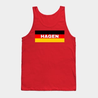 Hagen City in German Flag Tank Top